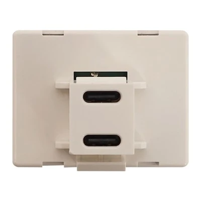 30 W-os kettős USB C aljzat