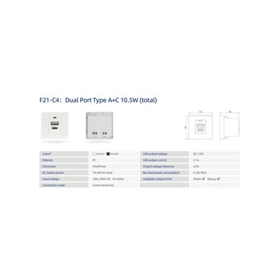 USB A USB C tápmodul